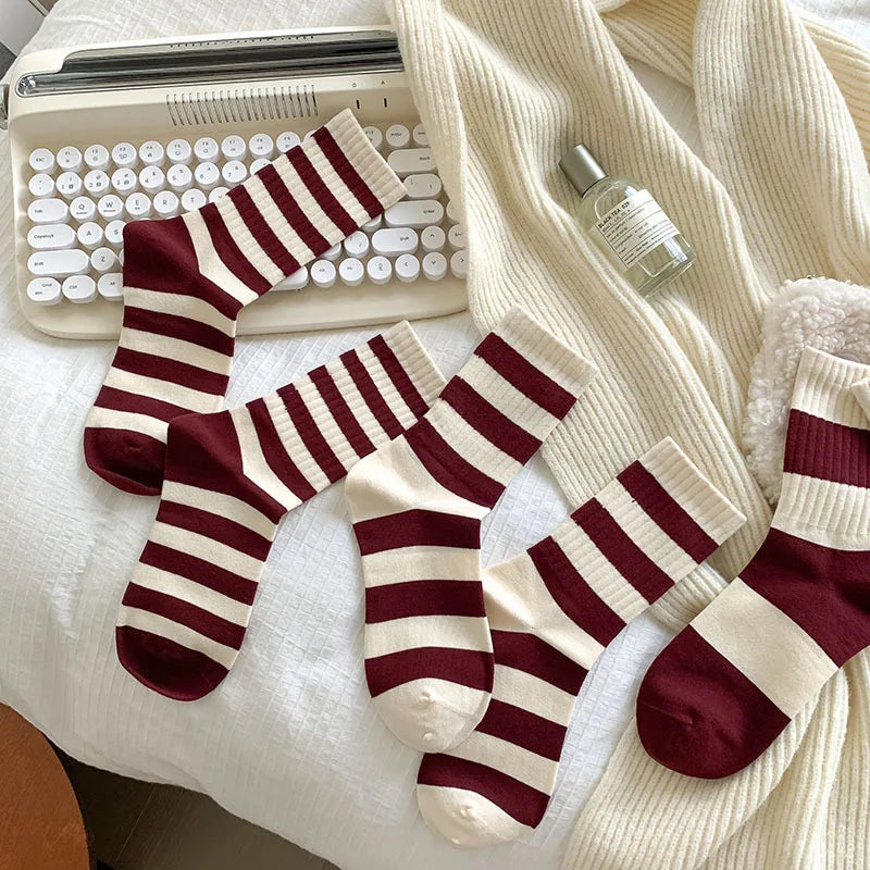 Calzini Trendy Cherry Stripe – stocksocks™