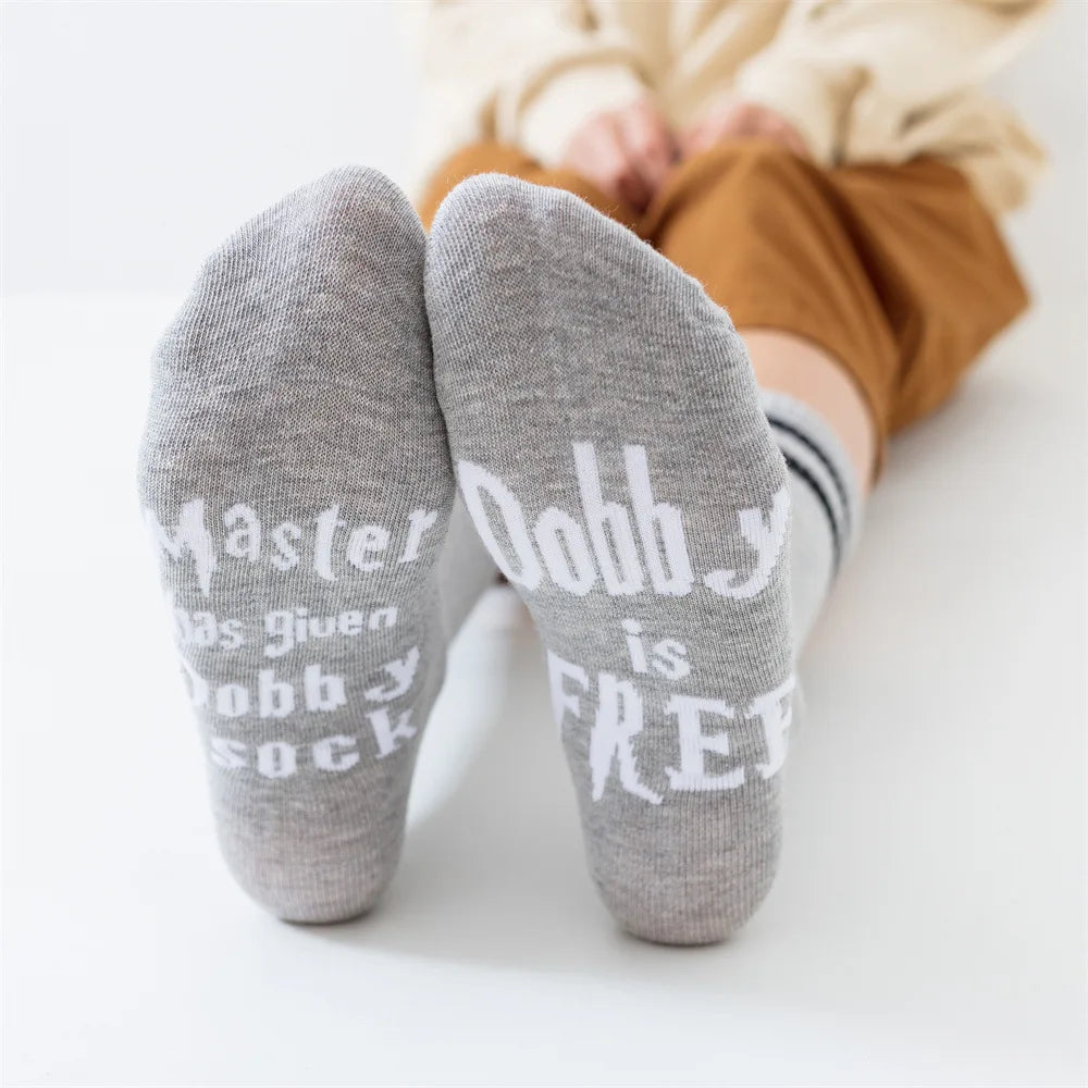 Calzini Dobby Cotton Letter – stocksocks™