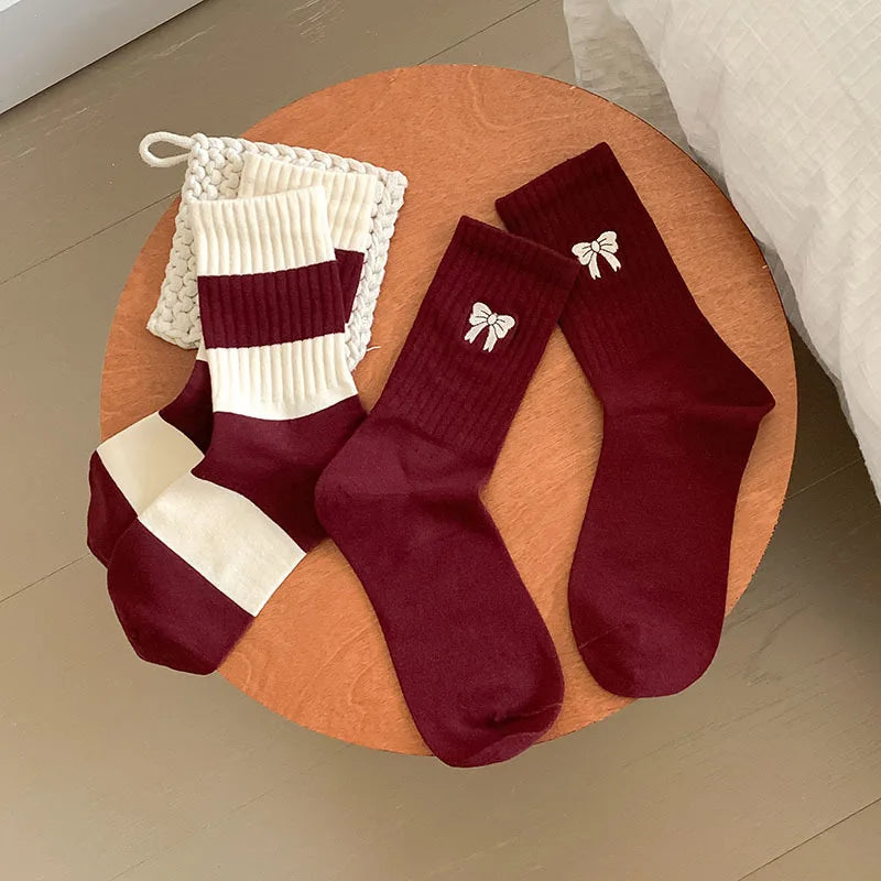 Calzini Trendy Cherry Stripe – stocksocks™